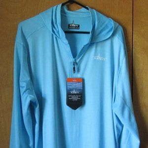 habit men's hooded performance layer long sleeve shirt